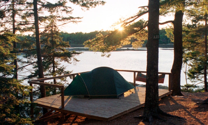 Acadia National Park family friendly camping