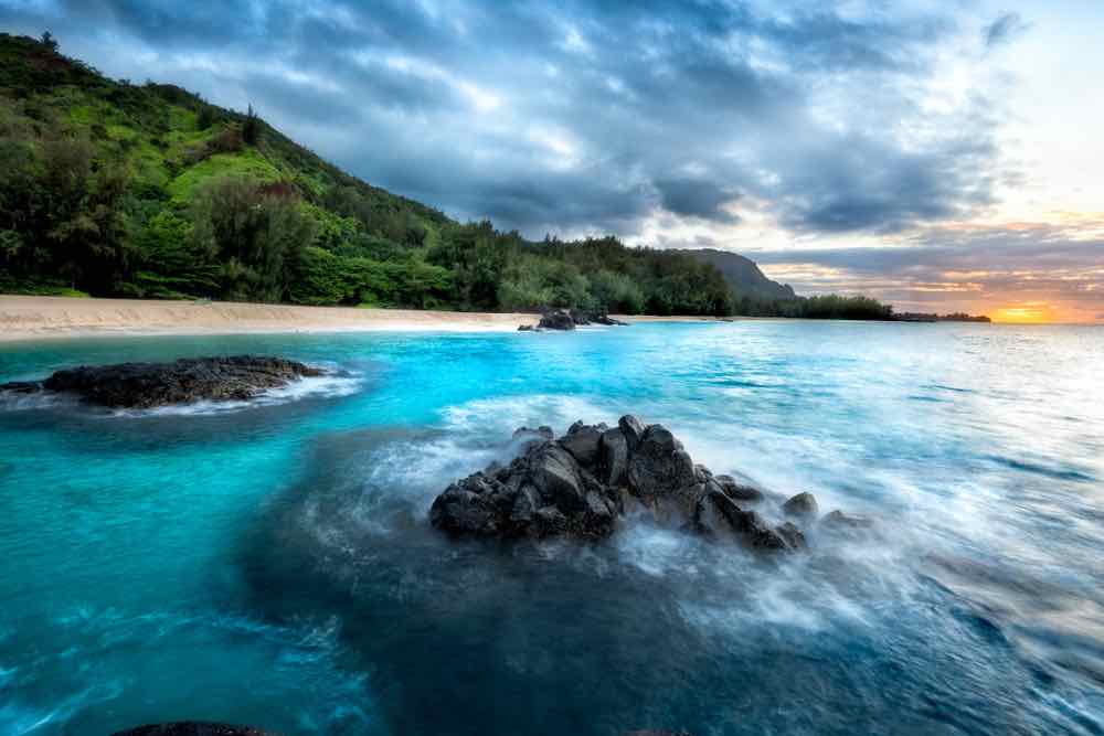 Kalihiwai Beach