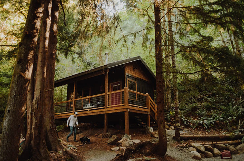 Mendocino Coast Cabin camping in California