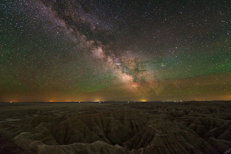 Stargazing in Badlands National Park