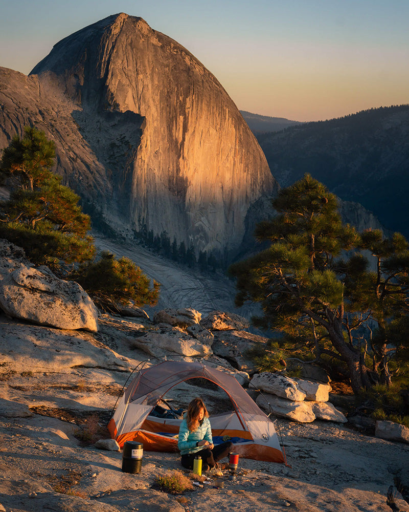 Yosemite National Park camping spot