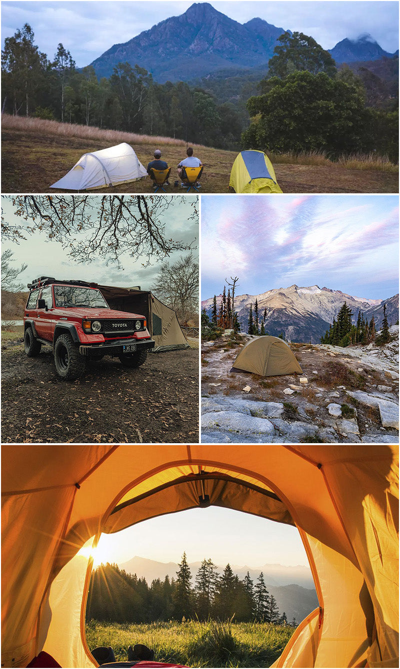different types of camping for outdoor exploring
