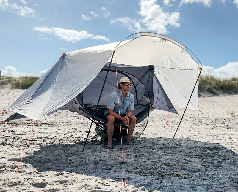 father's day gift portable folding hammock with stand for beach camping