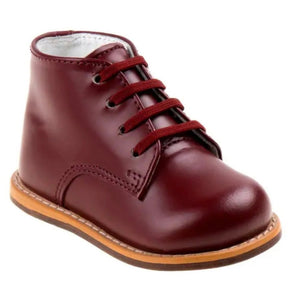 infant burgundy shoes