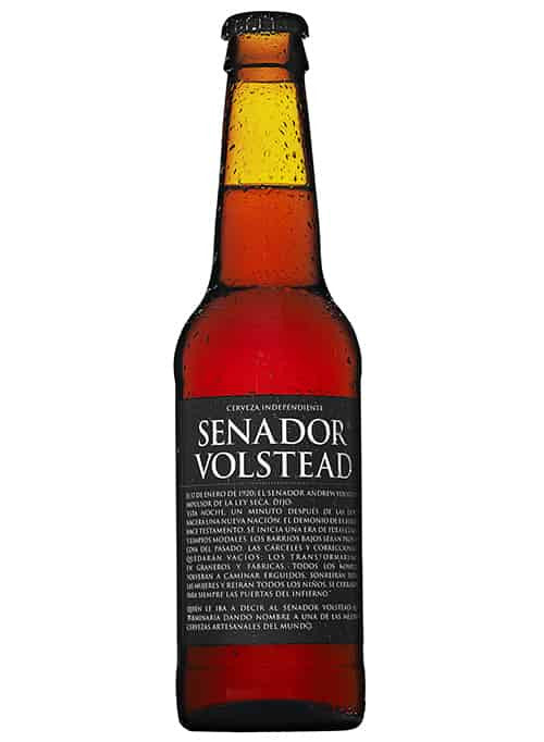Cerveza Artesana Senador Volstead Etiqueta Negra - Cold Cool Beer