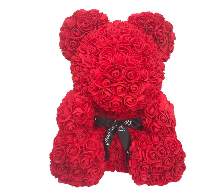 valentines day bear roses