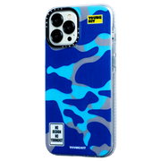 Blue Camouflage Printed YoungKit Case