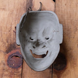 Antique Japanese Ceramic Demon Mask