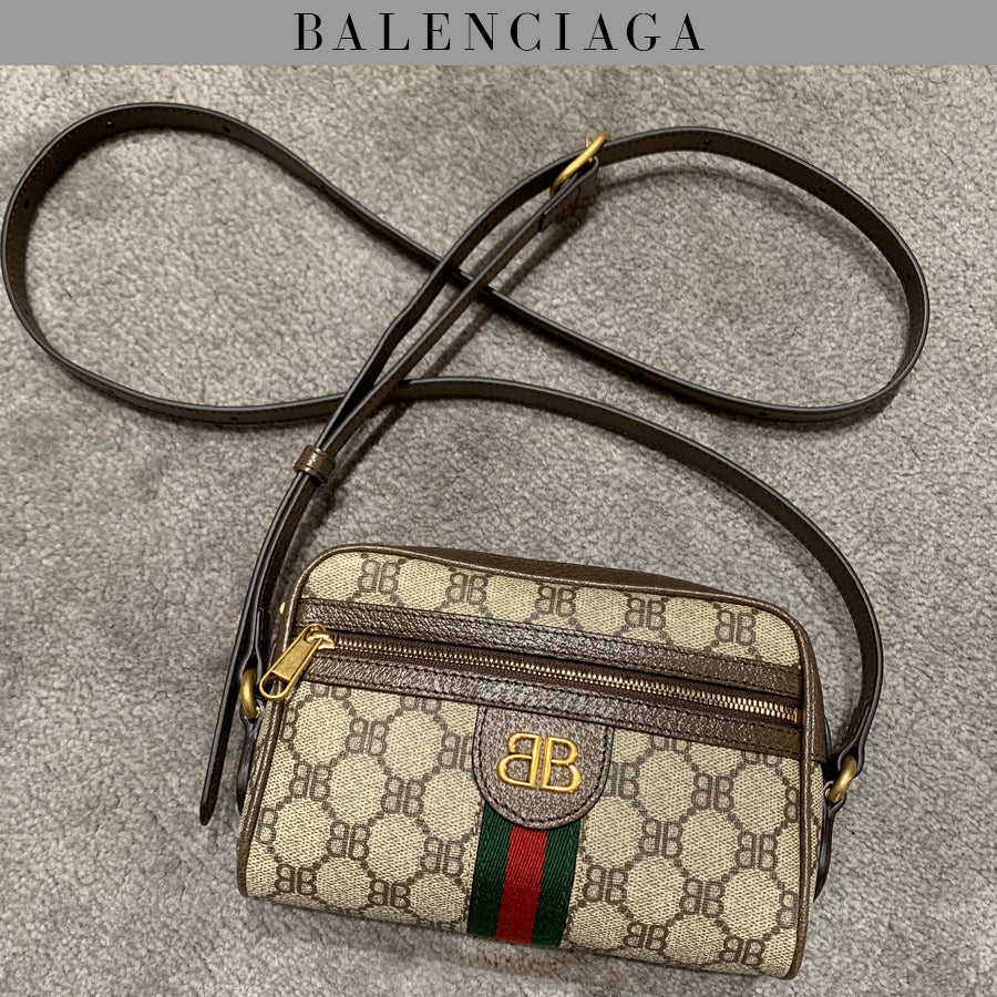 Balenciaga × Gucci バレンシアガ × グッチ Hacker カメラバッグ