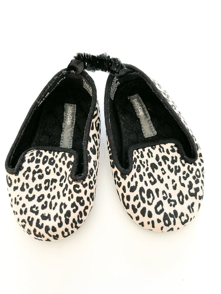 Gap leopard slip on shoes (6-12 months)