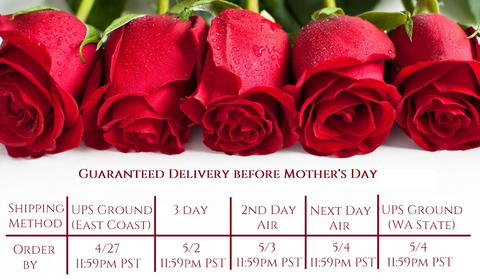 Mother's Day Shipping Deadlines