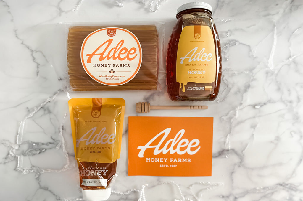 Assortment of Adee Honey Products