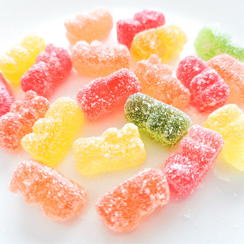 Sour Fruit Gummies, Keto Gummies, High Fiber, Low Sugar, Plant