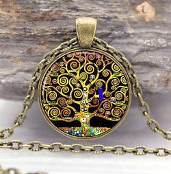 Klimt "The Tree of Life" Necklace