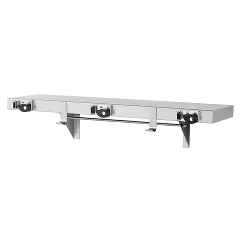 ASI Surface Mounted Stainless Steel Shelf with Raised Edges 0690