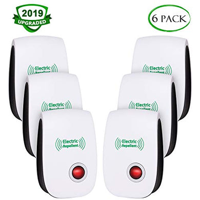 Vepower 2019 Upgraded Ultrasonic Electronic Repellent Pest Control 4pack Ultrasonic Pest Repellers Home Garden