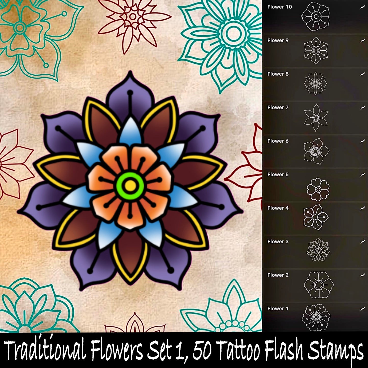 135000 Flowers Tattoos Illustrations RoyaltyFree Vector Graphics  Clip  Art  iStock