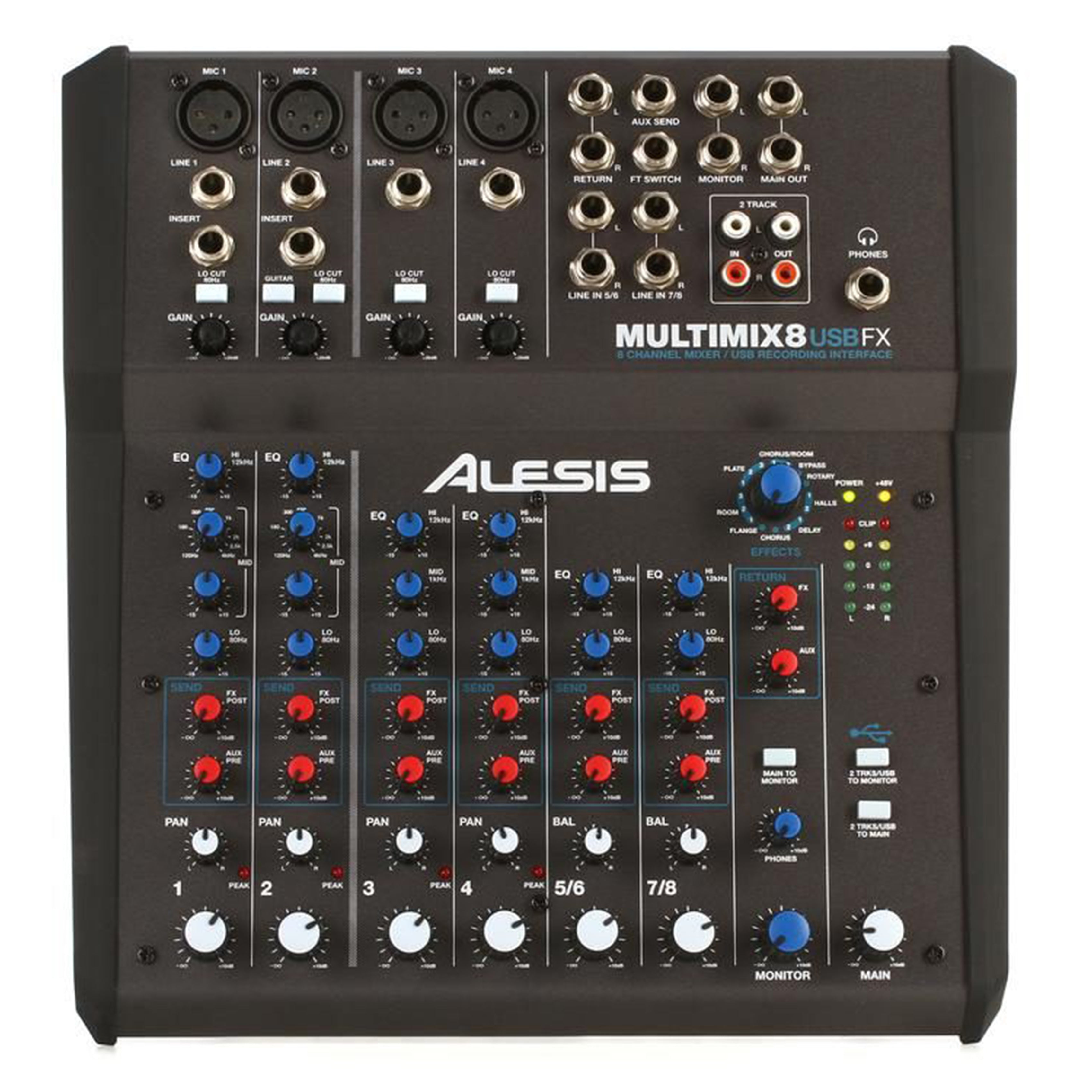 alesis multimix 4 usb fx 4-channel mixer