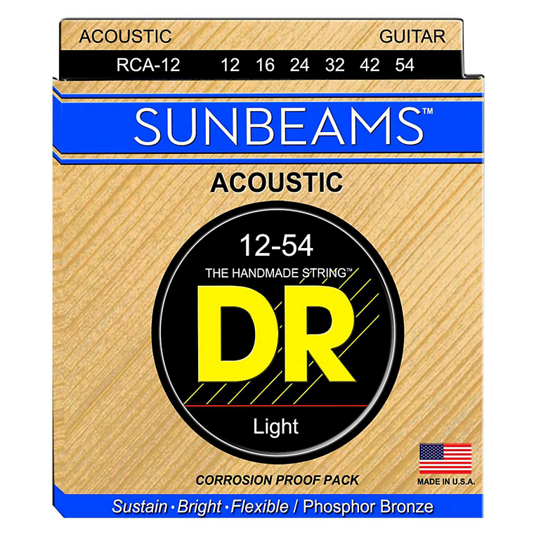 DR Acoustic Guitar Strings Sunbeam Phosphor Bronze Medium 12-54