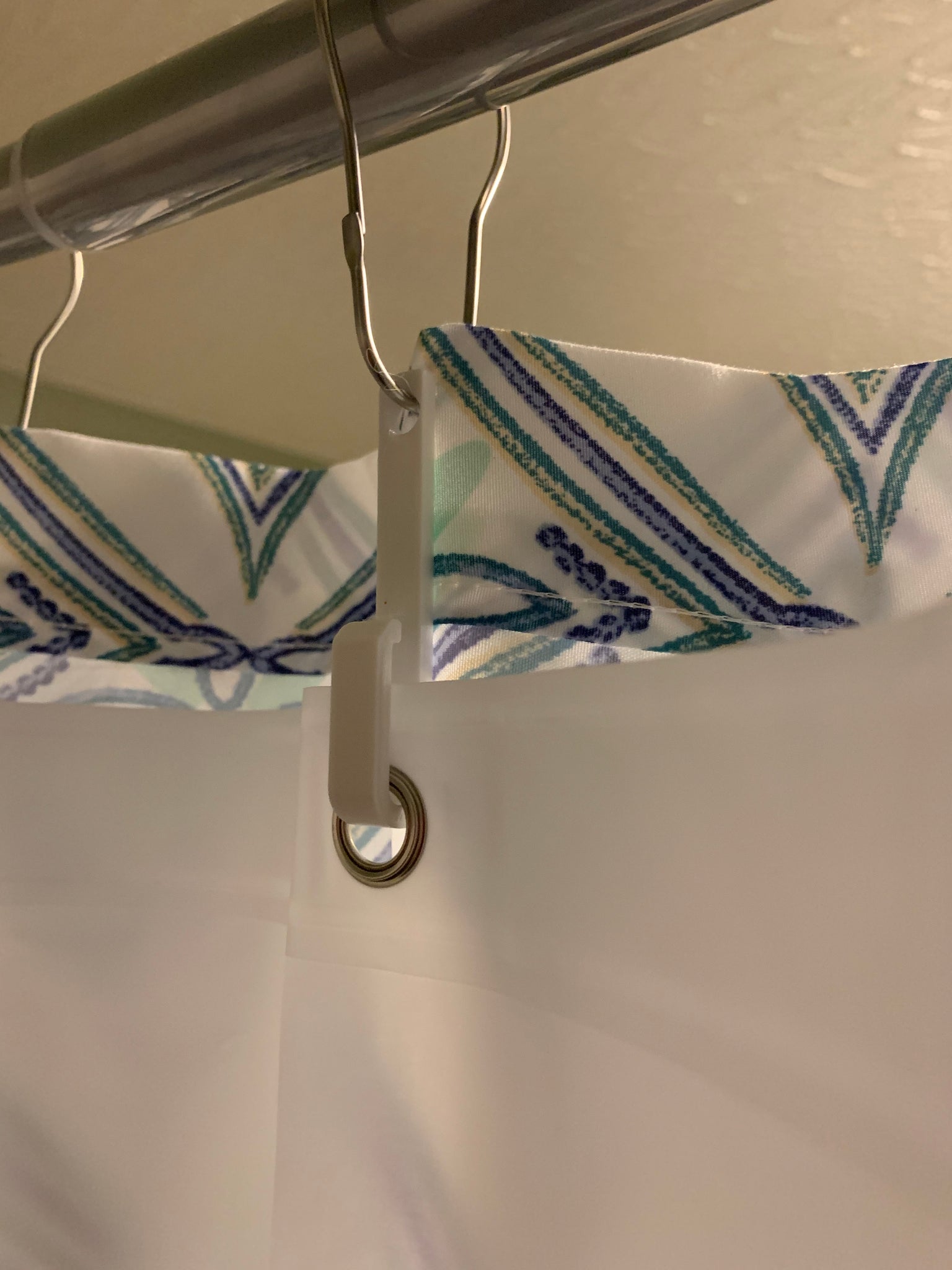 shower curtain hook extenders