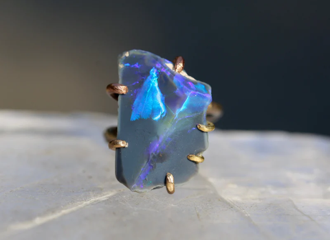 Opal Gemstone Ring 