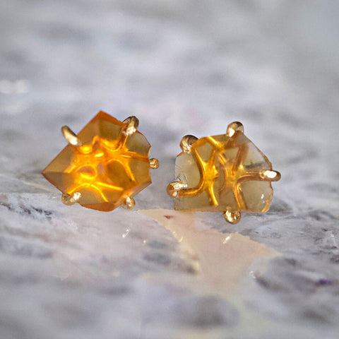 Citrine Studs