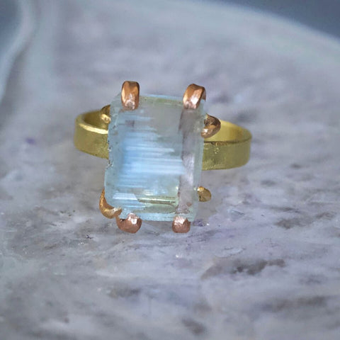 Aquamarine Jewelry Ring