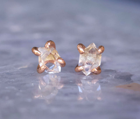 Herkimer Quartz Studs