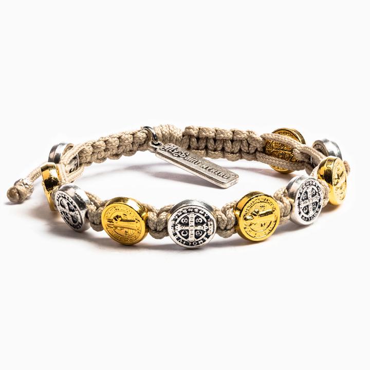 Benedictine Blessing Bracelet with Mixed Medals