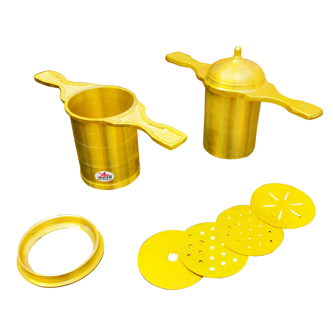 Chakli Press Maker, Idiyappam Maker Machine Of Brass for Kitchen Tools -  Pack 1