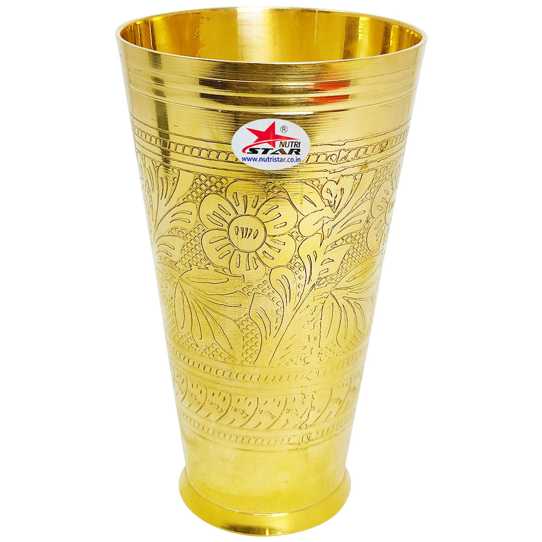 Vintage Brass Glass Vintage Brass Tumbler Vintage Wine Glass Water, Milk,  Lassi Tumbler Brass Kitchenware Home Decor Brass Vase 