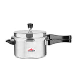 Induction Base Aluminium Pressure Cooker with Outer Lid.