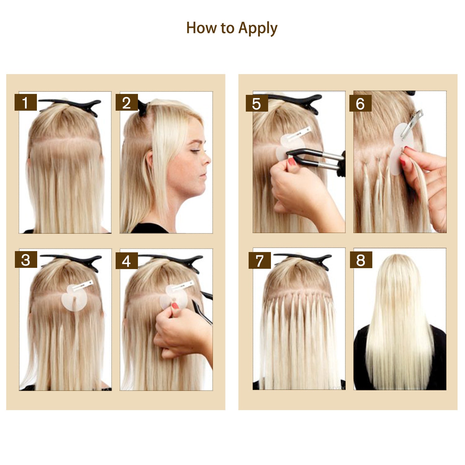 How to Apply Pre-bonded Hair