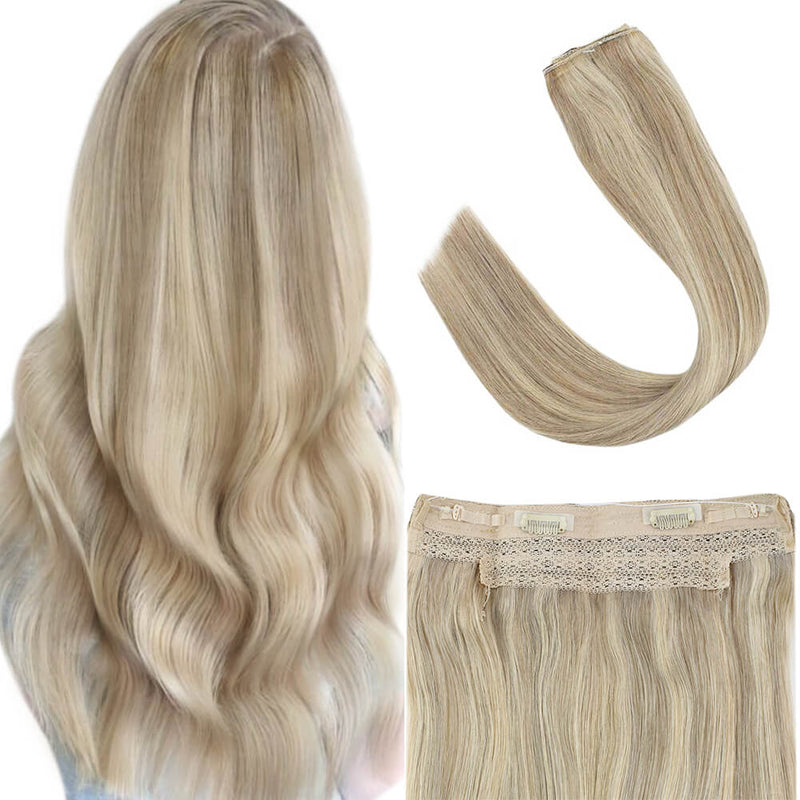 Easyouth Tape in Hair Extensions Human Hair Virgin Hair Weft Hair Halo