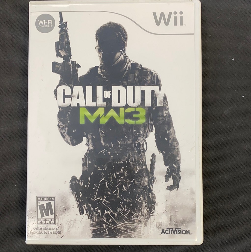 Wii Call Of Duty Modern Warfare 3 Mero Games