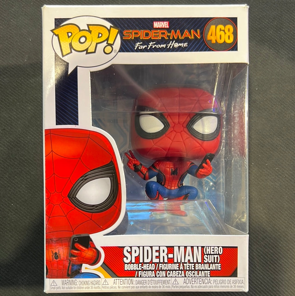 Funko Pop! Far From Home: Spider-Man (Hero Suit) #468 – Mero Games