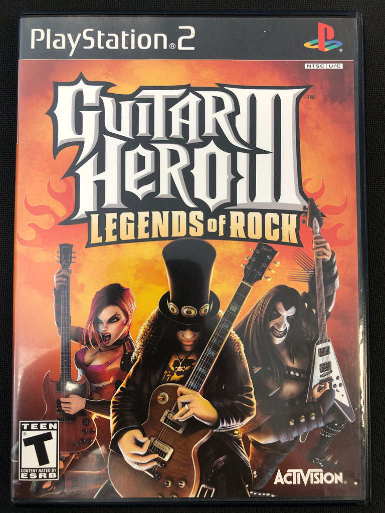 guitar hero iii legends of rock ps2