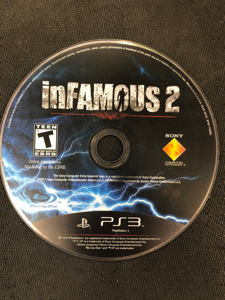 Ps3 Infamous 2 Disc Only Mero Games