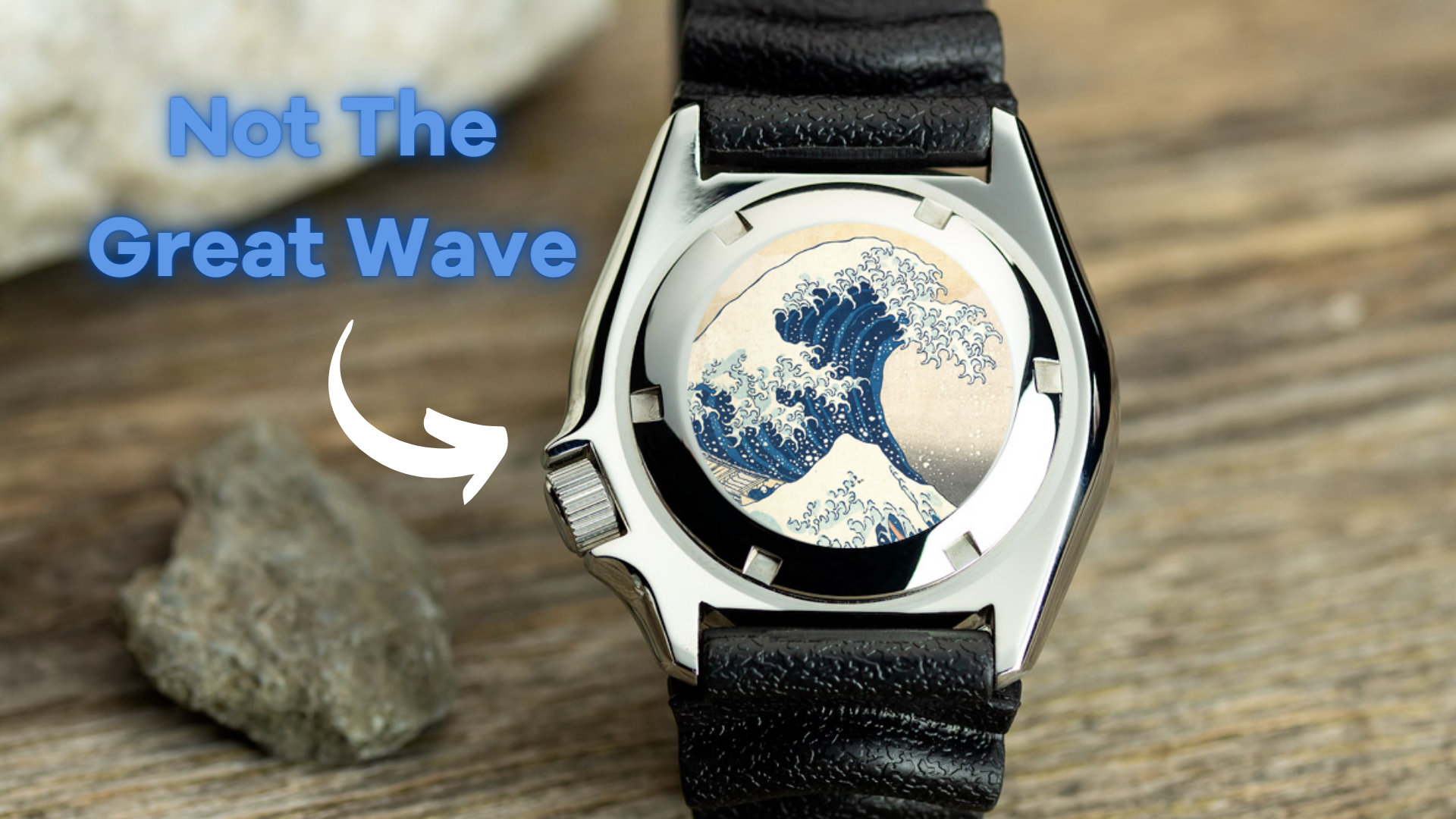 That's Not The Great Wave off Kanagawa on the SKX007 Caseback – namokiMODS