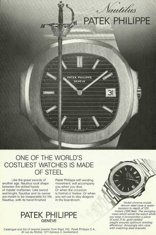 The History of the Patek Philippe Nautilus