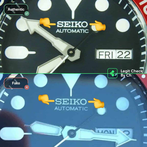 How to Spot a Knockoff or Fake Seiko: Pay Attention to These 9 Things –  namokiMODS