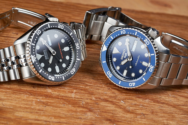 Head to Head: SKX vs 5KX (aka. SRPD, Seiko 5 Sports) namokiMODS