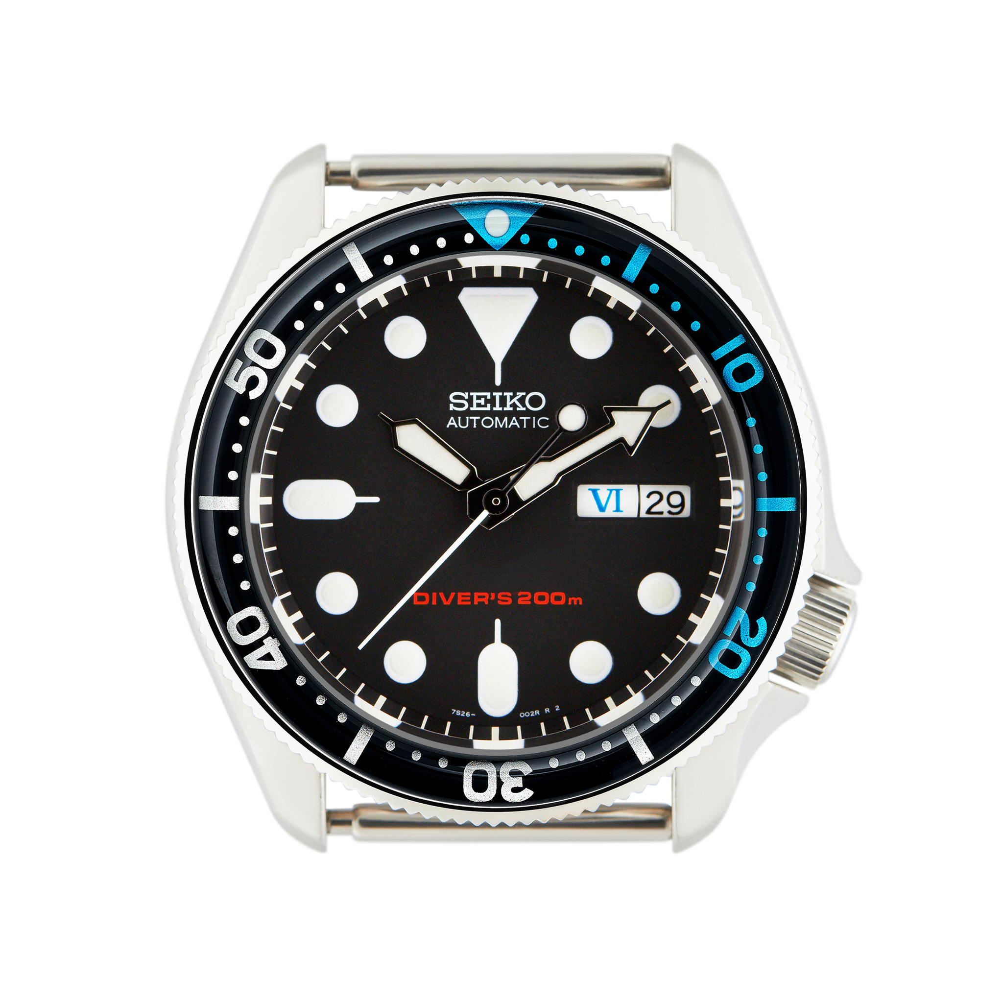 SKX007/SRPD Glass Bezel Insert: Seiko Style Blue – namokiMODS