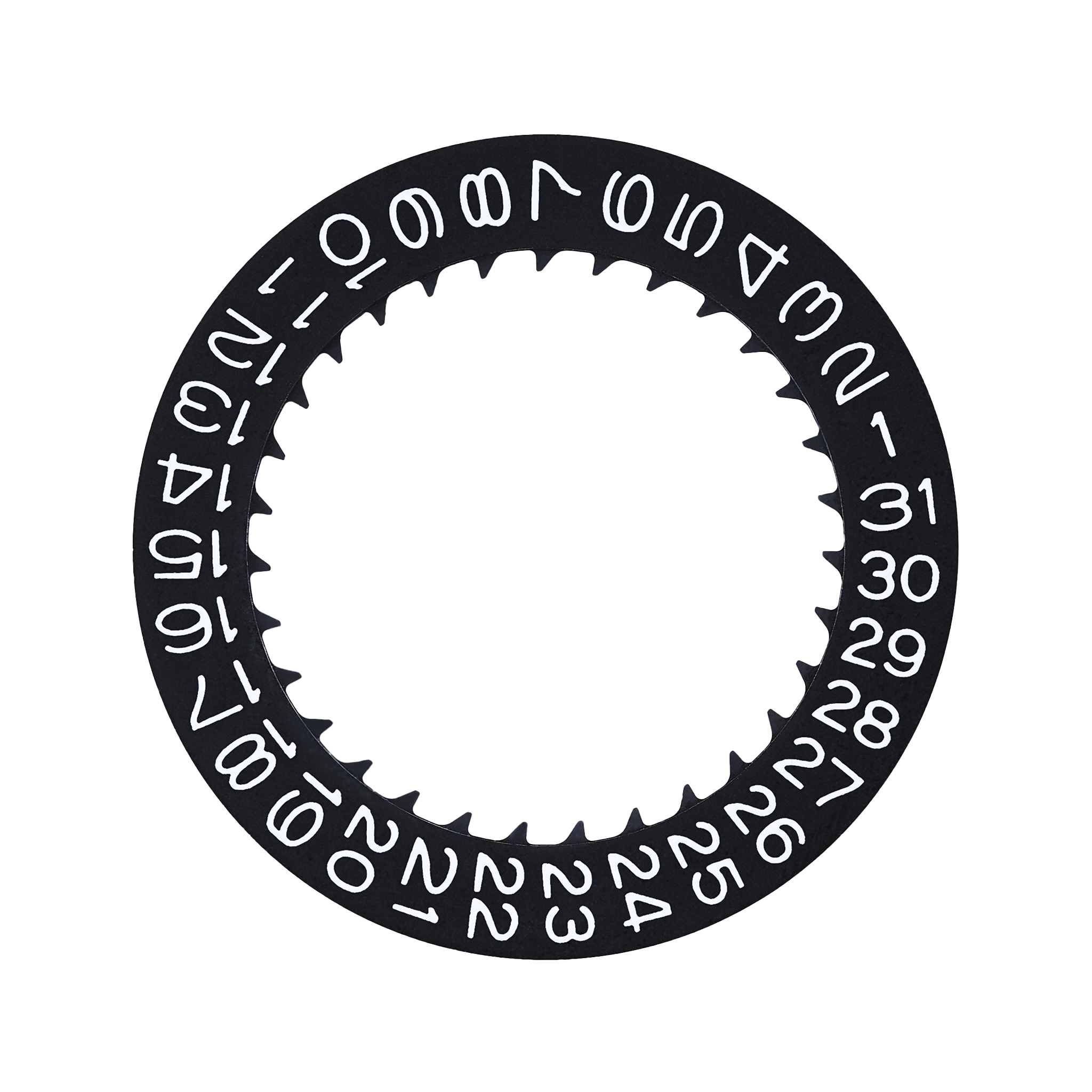 NH35/36A Date Wheel Disc (Black) | namokiMODS