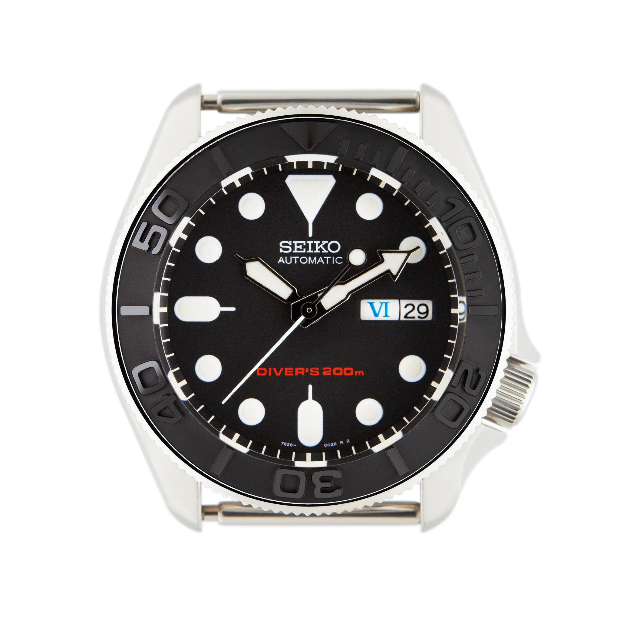 SKX007 Ceramic Bezel Insert: YM style Black | namokiMODS