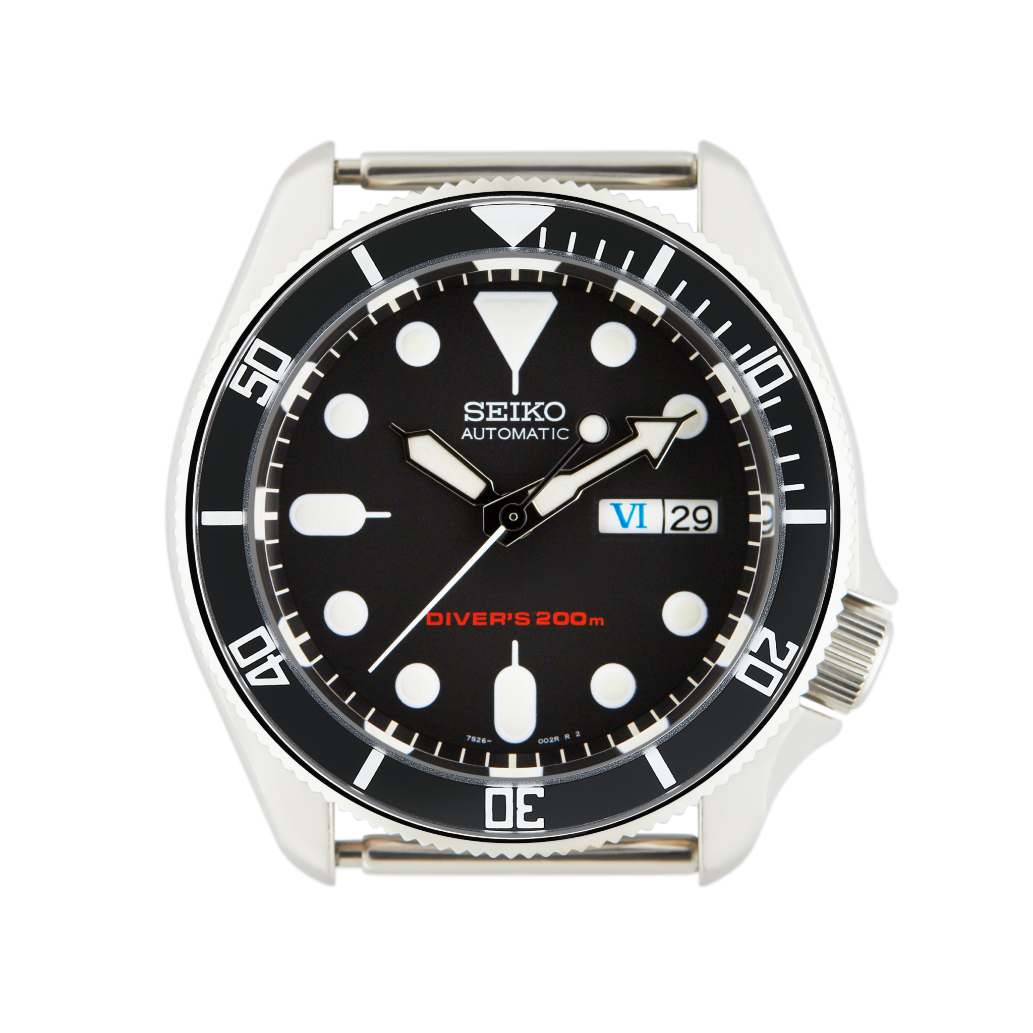 SKX007/SRPD Glass Bezel Insert: Sub Style Black/White – namokiMODS