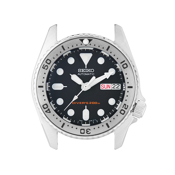 SKX013 Steel Bezel Insert: Seiko Style Black | namokiMODS