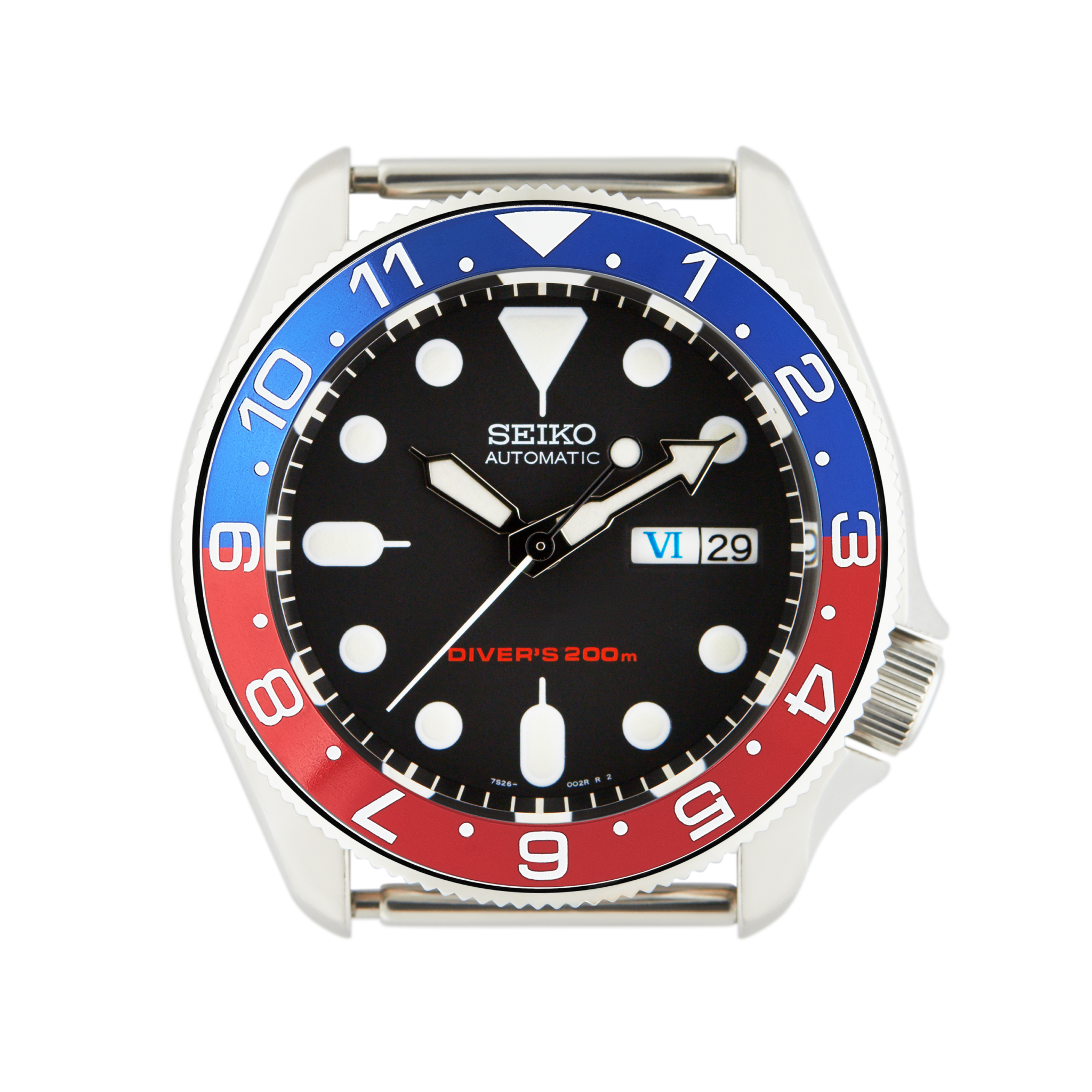 SKX007 Aluminium Bezel Insert: Dual 