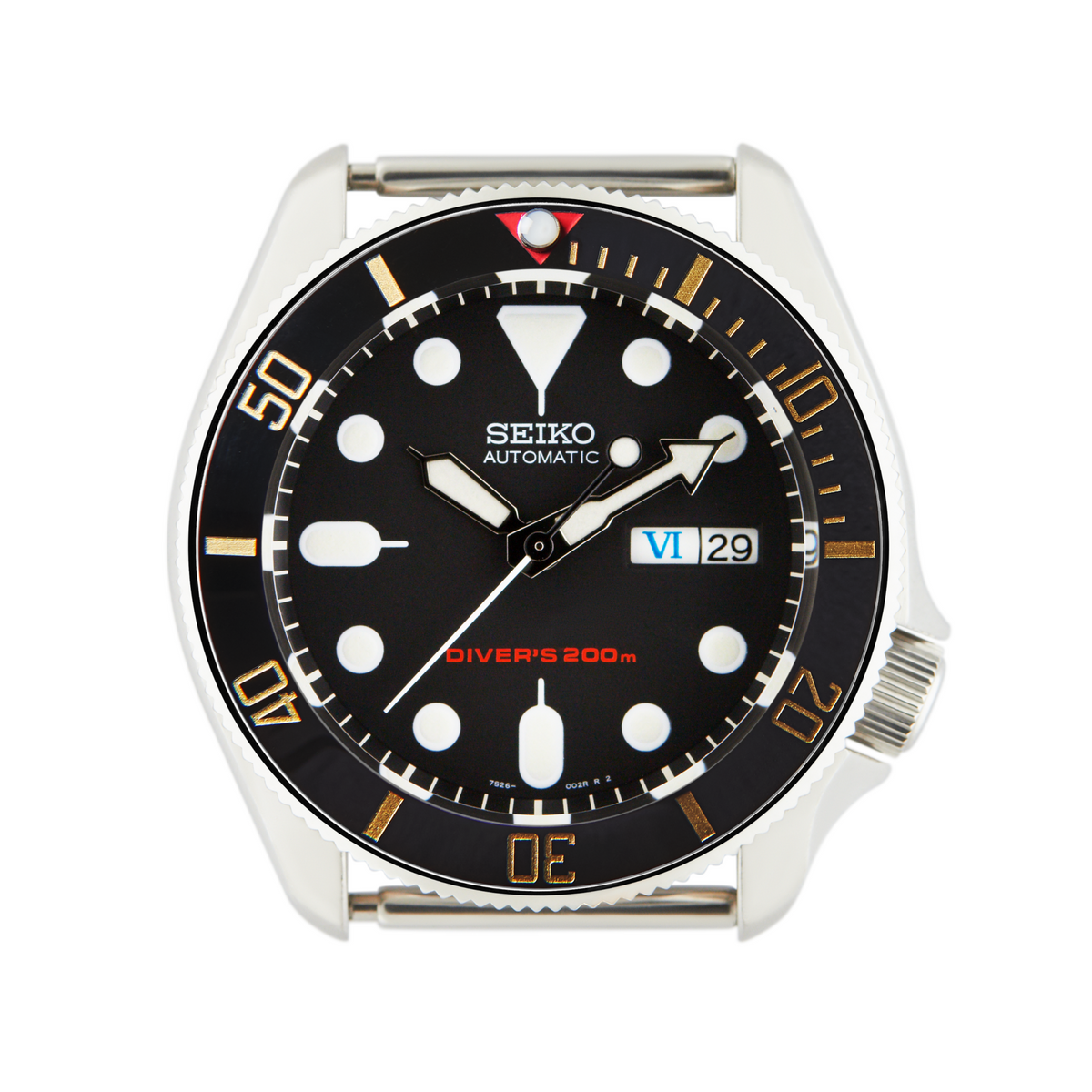 SKX007/SRPD Ceramic Bezel Insert: BB58 style Black/Gold – namokiMODS