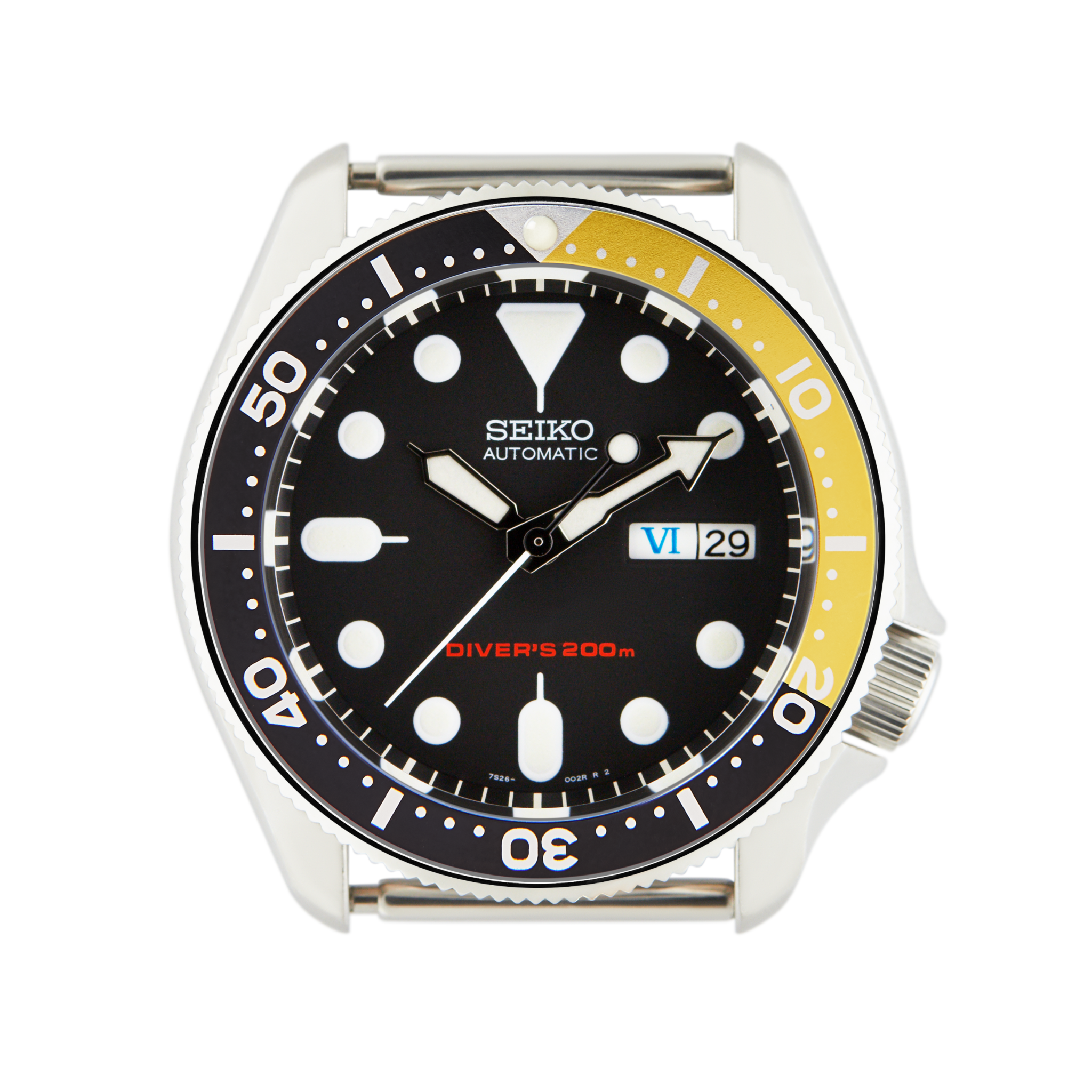 SKX007 Aluminium Bezel Insert: SKX007 style Black/Yellow (Bumblebee) |  namokiMODS